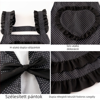 Kaihude Ujjatlan kötény - vízálló, olajálló, foltálló, koreai stílusú konyhai munkaruha