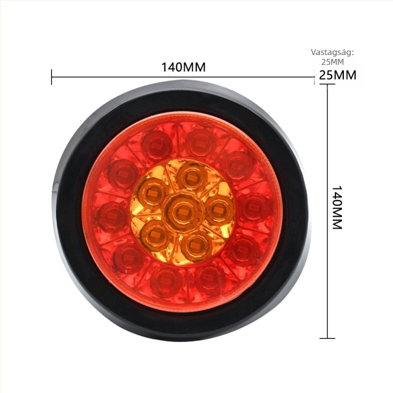 Kamion LED hátsó lámpa, 12-24V, 10W, 1000 lm, Cimc single light