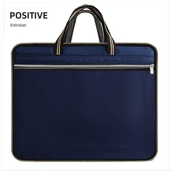 Nothing Oxford vászon cigaretta tote táska cipzárral, háromdimenziós kialakítás