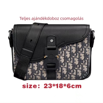 Férfiaknak szóló nyeregtáska vállon — vászon, utcai divat, tavasz 2024, lélegző és kopásálló, mindennapi használatra