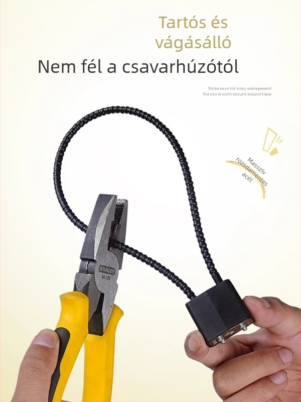 Elektromos kerékpár első kosárzár sisakzárral — lopás elleni, Kepu, uniszex