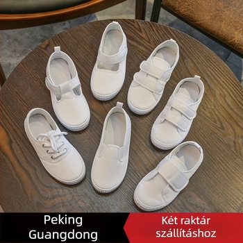 Gyerekeknek denim felső részű sportcipő, műanyag talppal, 1–3 éves korosztálynak