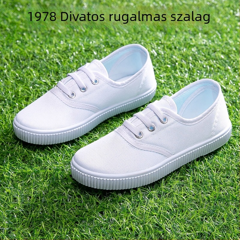 Gyerekeknek denim felső részű sportcipő, műanyag talppal, 1–3 éves korosztálynak