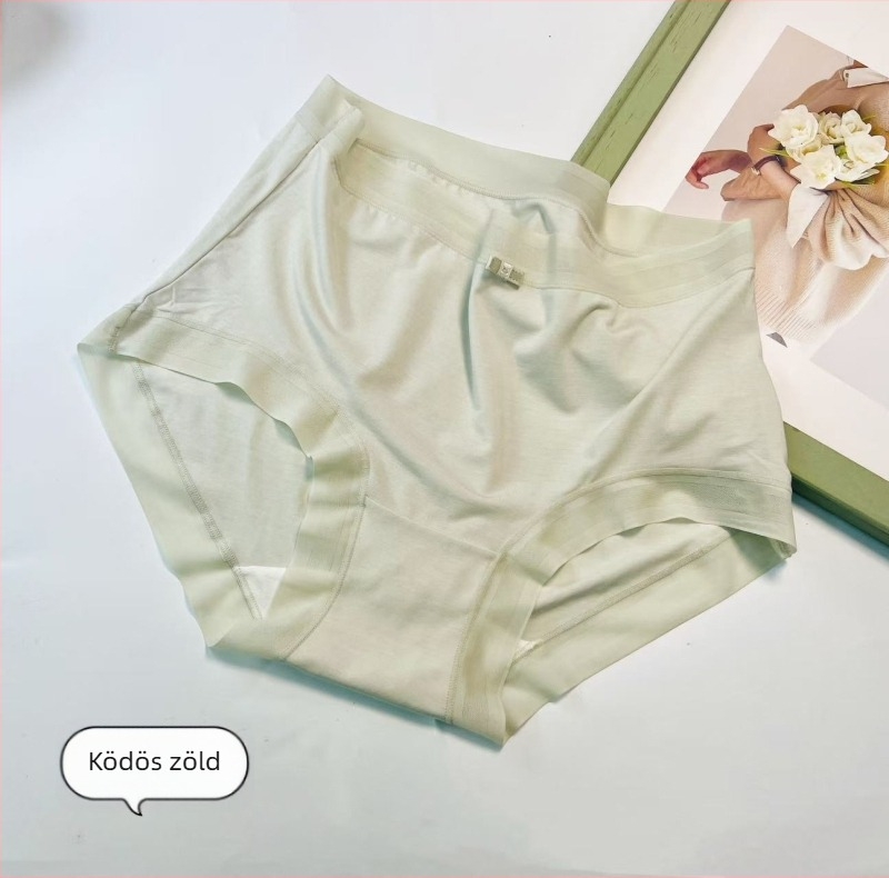 Női fehérnemű – ultra‑finom Modal‑mulberry selyem keverék; lélegző, antibakteriális; kötött anyag; középmagas derekú; ágyékvarrás belső rész 100% pamut