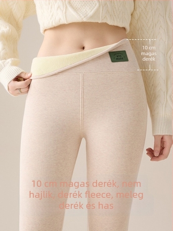 Női termikus nadrágok - fleece bélés, extrán vastag, pamut-elasztán alap, 90-95% pamut