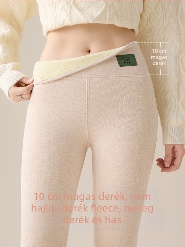 Női termikus nadrágok - fleece bélés, extrán vastag, pamut-elasztán alap, 90-95% pamut