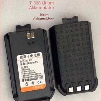Walkie-Talkie LiPo akkumulátor USB töltővel – Kapacitás 8000, RF Kimenet 400, Frekvenciasáv 10km-50km, Elméleti távolság 1.5km-3km, Vízálló