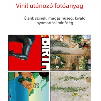 Zombi egyetem témájú hátterű vászon – Vinyl háttér felvételekhez, súly 150 g