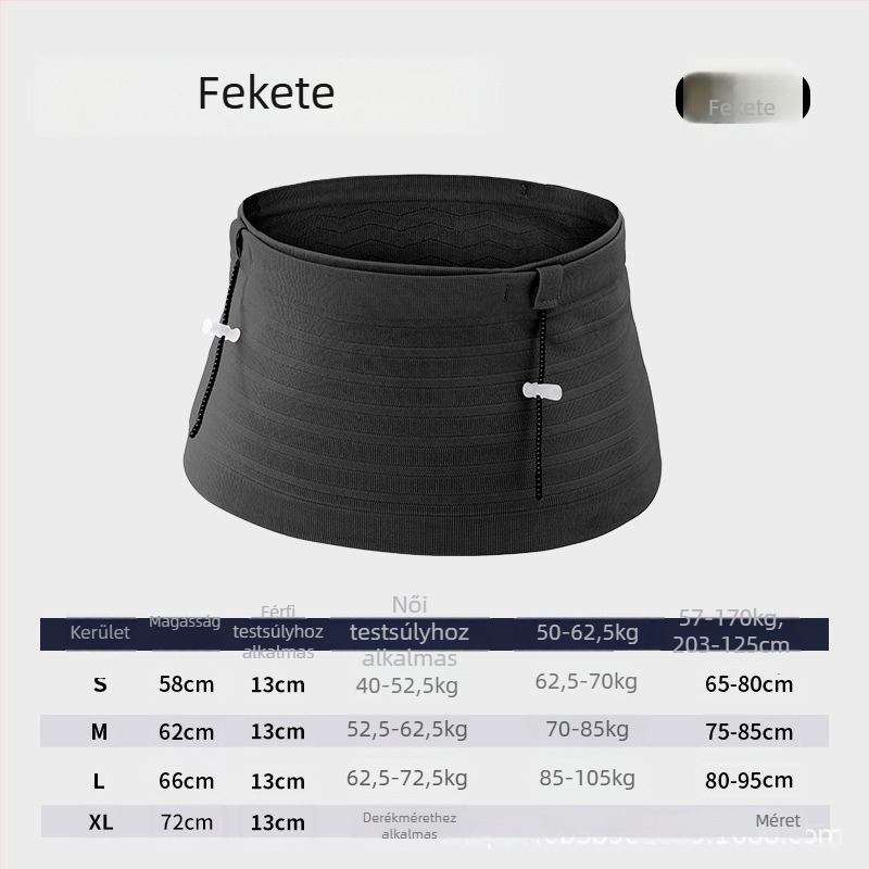 Deréktáska sporthoz kültéren – légáteresztő, ultra könnyű, multifunkcionális, maratoni öv, telefontartó zseb