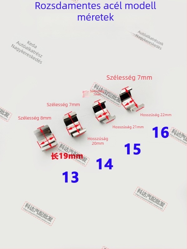 Fényszóró összeillesztő klipsz: Modell Stainless Steel Lamp Card; Anyag Plastik; Alkatrész-szám HYkruqrwtwsqlr; Kompatibilis más járműtípusokkal; Gyári eredeti illesztés