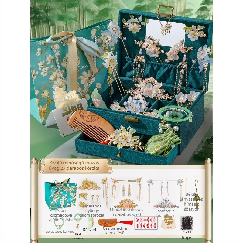 Gyerekeknek készült hajdísz készlet – virág alakú fém hajtűk, kézműves, modern minimalista stílus, egyedi csomagolás, 2025 tavasz megjelenés