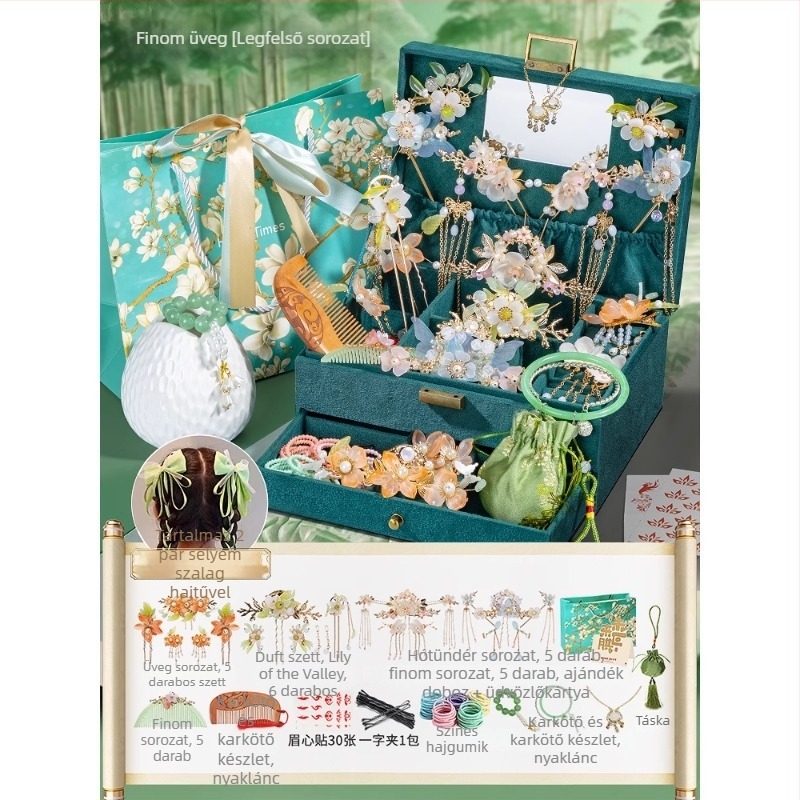 Gyerekeknek készült hajdísz készlet – virág alakú fém hajtűk, kézműves, modern minimalista stílus, egyedi csomagolás, 2025 tavasz megjelenés