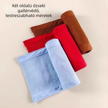 Mesterséges gallér dzsekikhez: kétoldalas, levehető, szennyeződés elleni, poliészter (független csomagolás; felnőttek; 2024 tavasz)