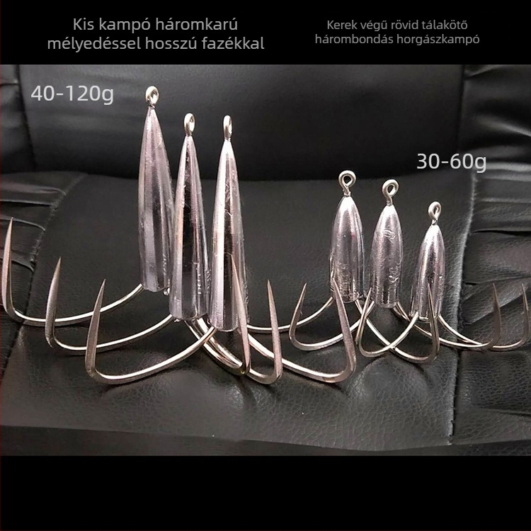 Ólomtömegű horgászhorog – típus: anchor fish; márka Integrity Hook; származás: Wuhu, Anhui; csomagolás: 1000 darab; halászati hely: folyó