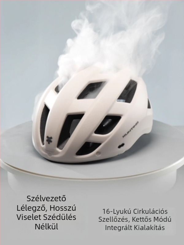 Kerékpáros sisak integrált szemüveggel, hegyi és országúti kerékpározáshoz, légáteresztő, uniszex felnőtteknek