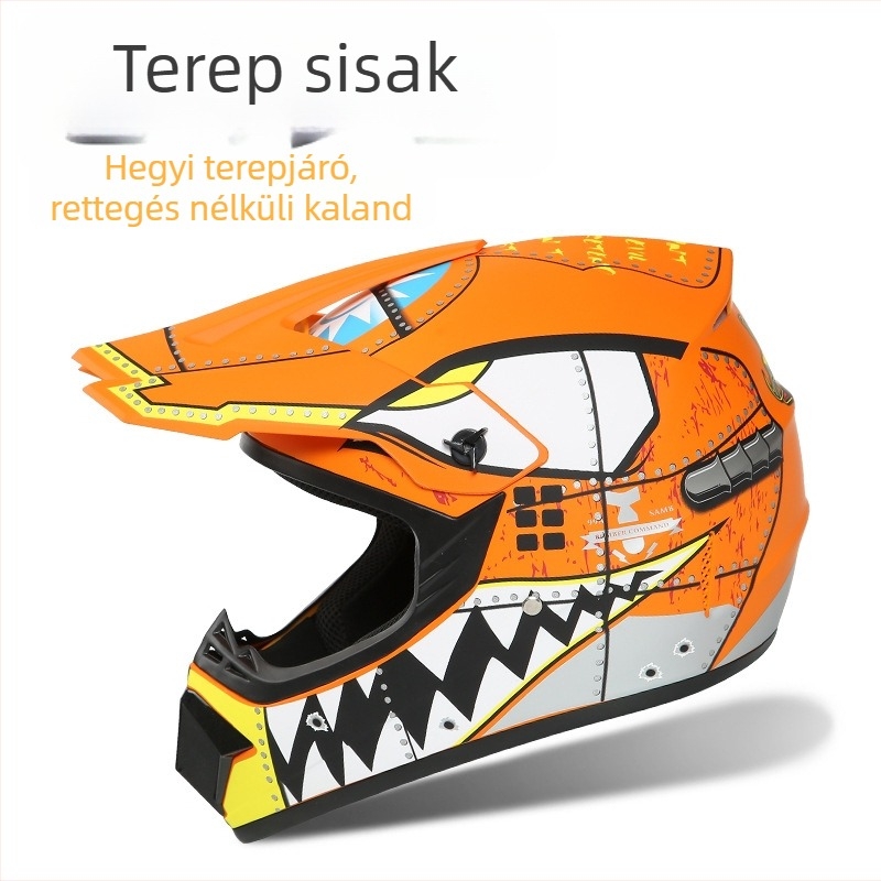 Nankyo ABS sisak downhill és terep bringázáshoz, teljes arcú sisak hegyi kerékpárhoz és ATV/motoros számára, testreszabható
