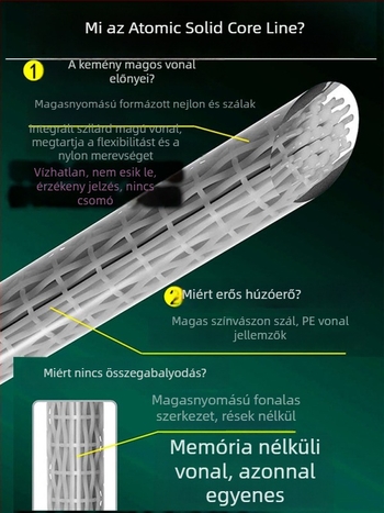 Billion War Lion tűbarbás kettős horog halászathoz PE arany hüvely vonalakkal