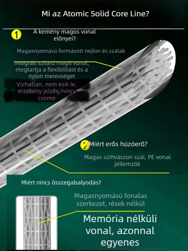 Billion War Lion tűbarbás kettős horog halászathoz PE arany hüvely vonalakkal