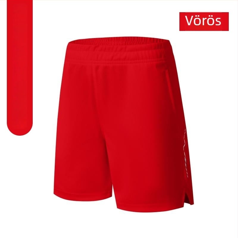 Sportos rövidnadrág, laza szabás, 100% poliészter, keverék anyag kémiai rostokból, nyár