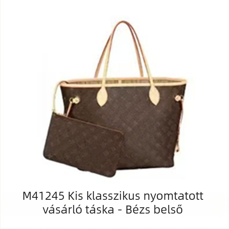 Valódi bőrből készült Tote táska, kádformájú, dupla vállpánt, Oxford bélés, rejtett cipzáros zseb és telefon zseb