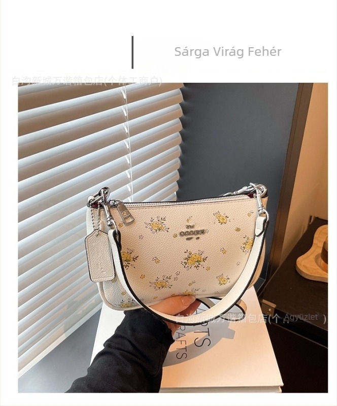 Női PU crossbody táska, városi minimalist stílus, záródás cipzárral, Oxford bélés, belső zseb