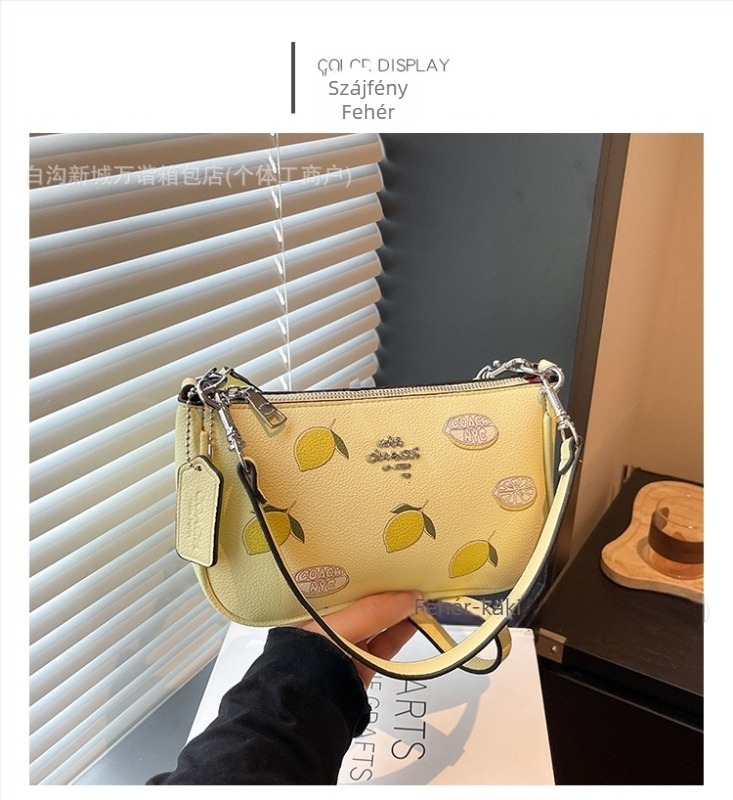 Női PU crossbody táska, városi minimalist stílus, záródás cipzárral, Oxford bélés, belső zseb
