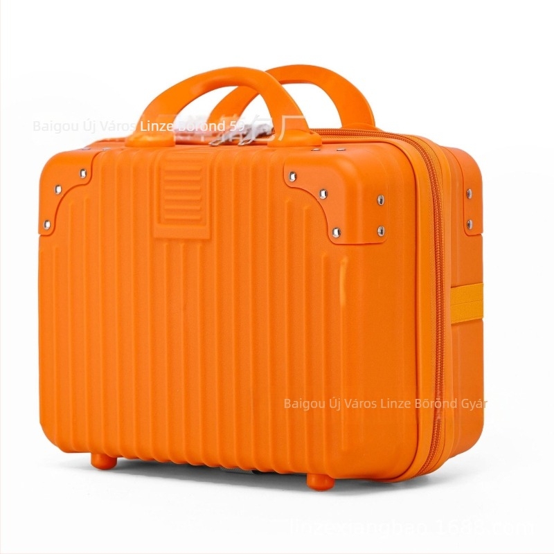 Sarkos sminktáska utazáshoz — PP anyag, ultra könnyű, bővíthető, cipzáras nyitás, 0,8 kg