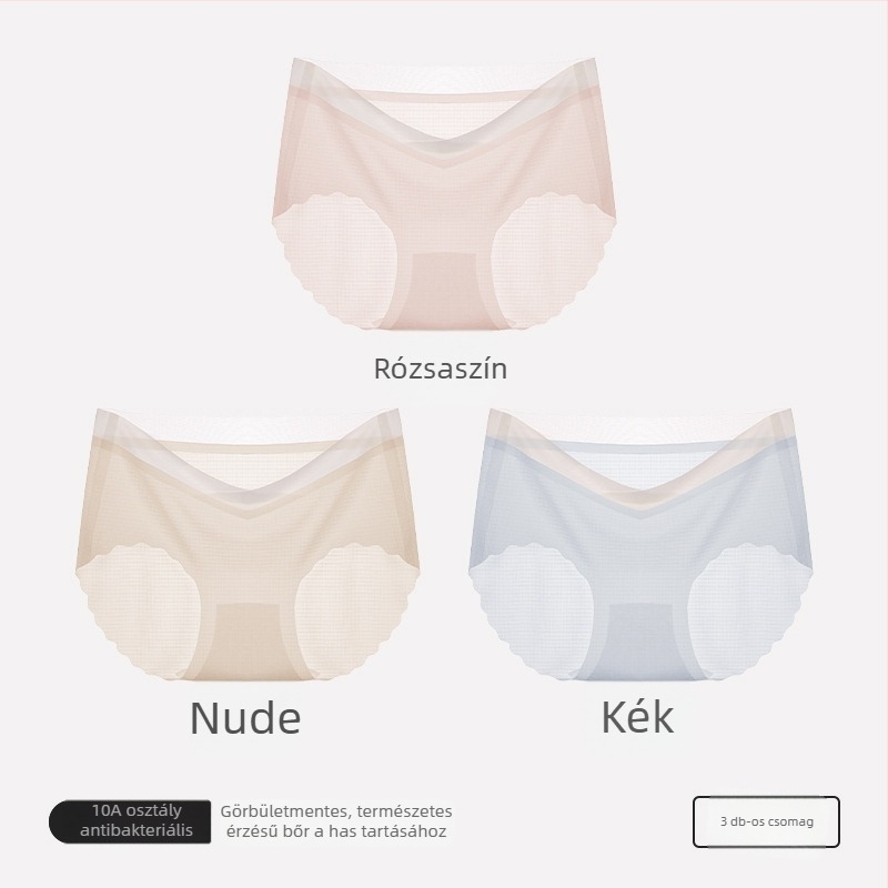 Szülési pamut bugyi, magas derekú has-támasz, pamut bélés, 40-es kötés, légáteresztő