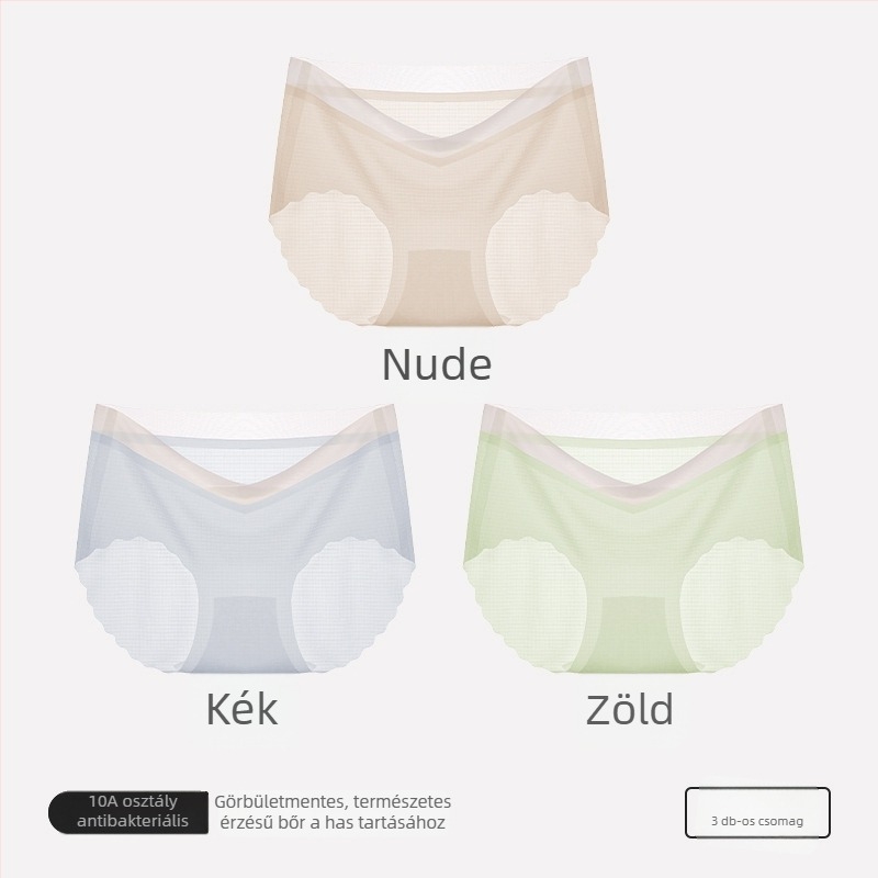 Szülési pamut bugyi, magas derekú has-támasz, pamut bélés, 40-es kötés, légáteresztő