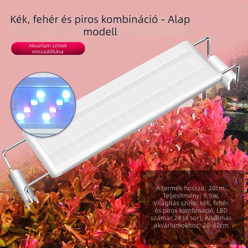 Iris LED akváriumi növényvilágítás – 5730 LED gyöngyök, 6–26,5W, 0,27–0,74 kg, növények növekedéséhez és világításhoz