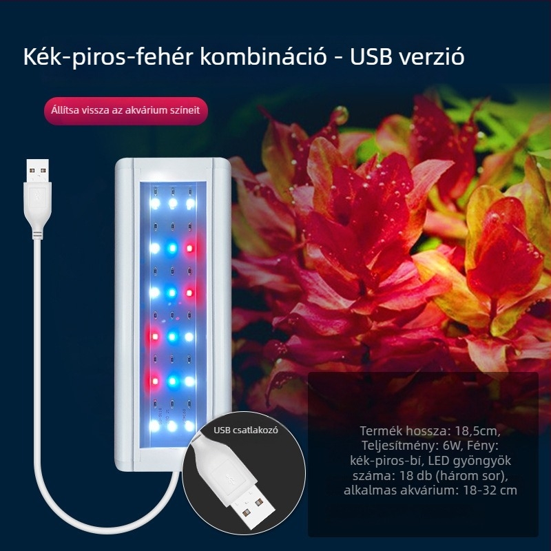 Iris LED akváriumi növényvilágítás – 5730 LED gyöngyök, 6–26,5W, 0,27–0,74 kg, növények növekedéséhez és világításhoz