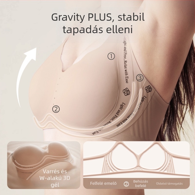 JOYNCLEON Szoptatós melltartó – Nylon/Poliamid, vezeték nélküli, láthatatlan dizájn, varrás nélküli