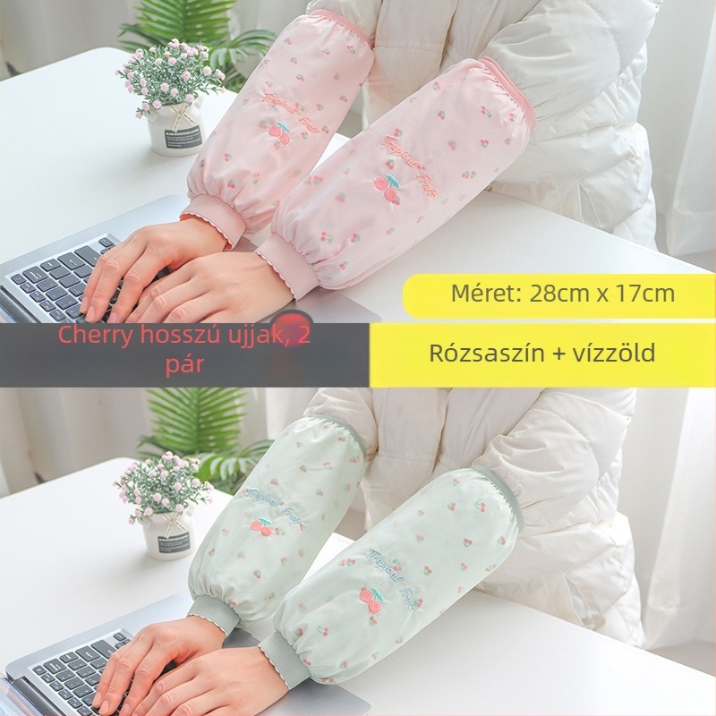 Ujjakkal ellátott kötény, Koreai modell, vízálló, foltálló, strapabíró a munkához