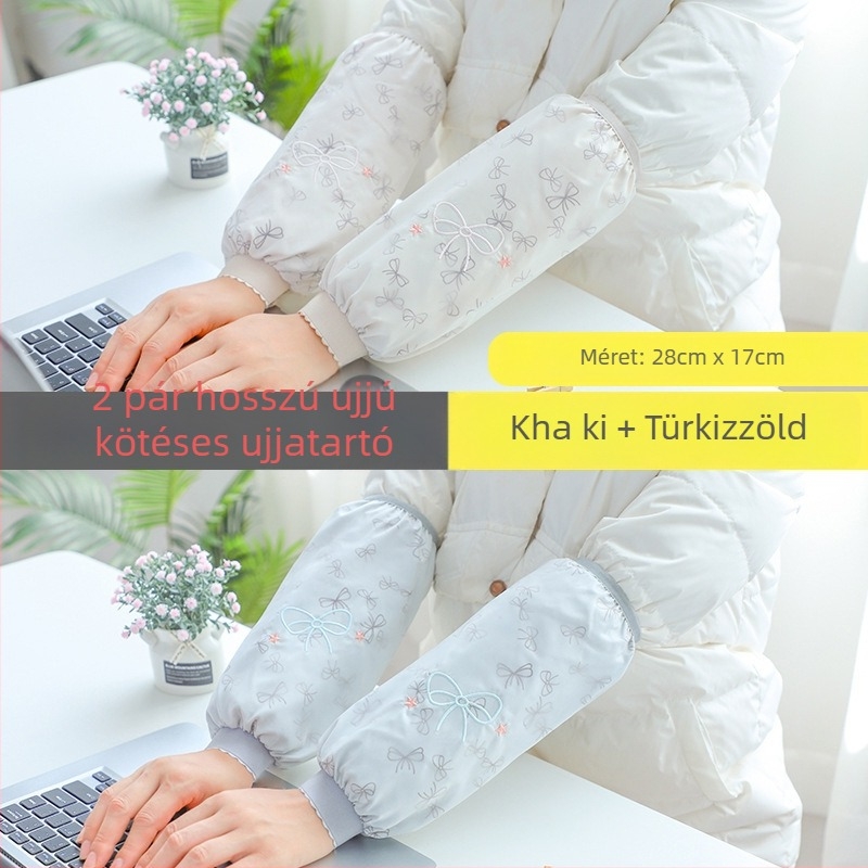 Ujjakkal ellátott kötény, Koreai modell, vízálló, foltálló, strapabíró a munkához