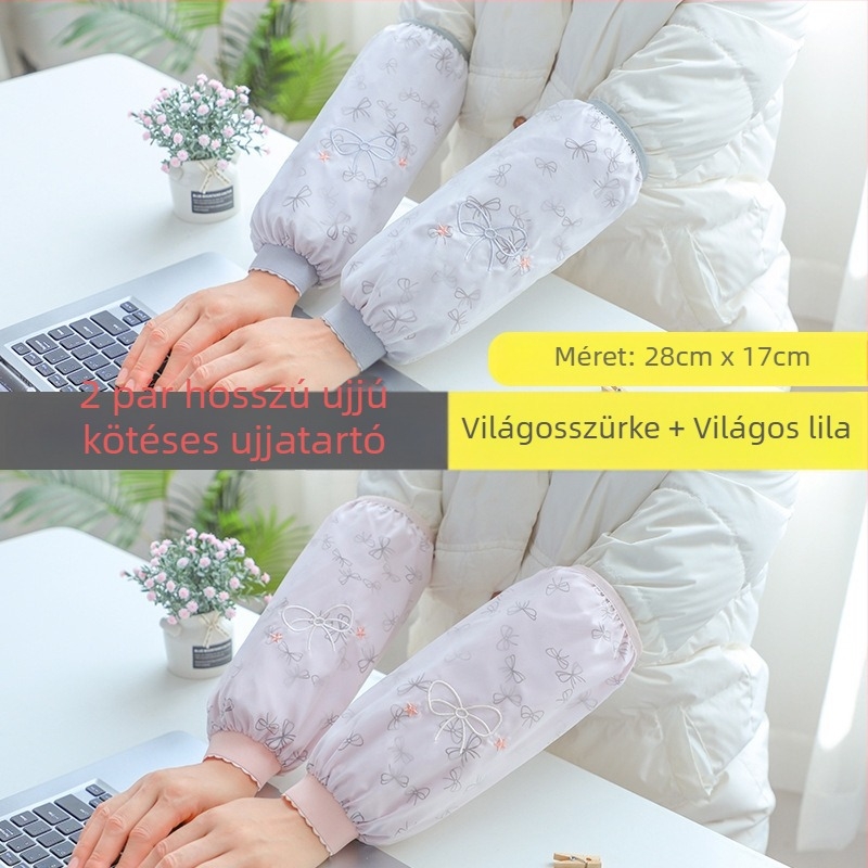 Ujjakkal ellátott kötény, Koreai modell, vízálló, foltálló, strapabíró a munkához