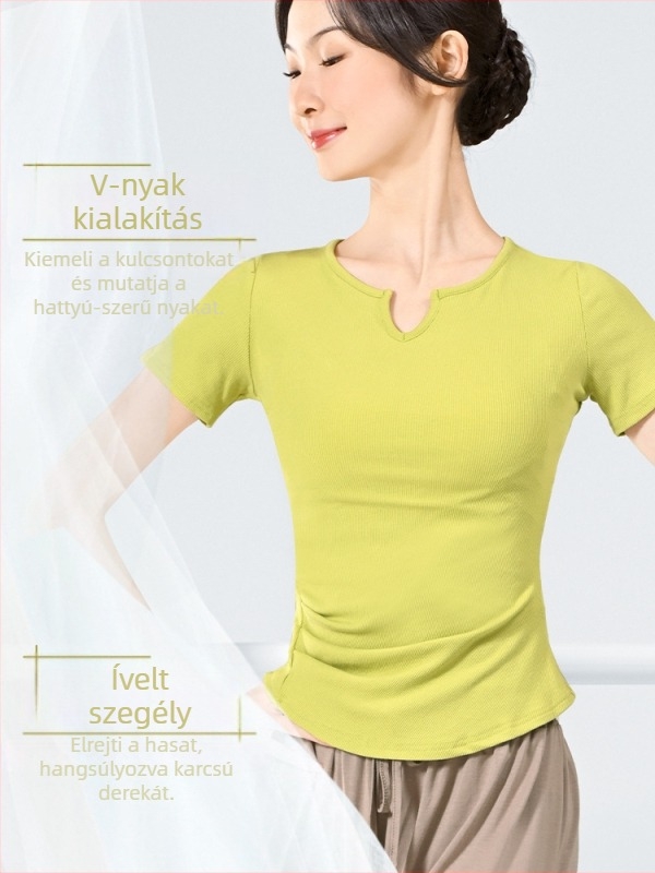 Női balett-tánc body hosszú ujjú – Modal viszkóz 92% anyag
