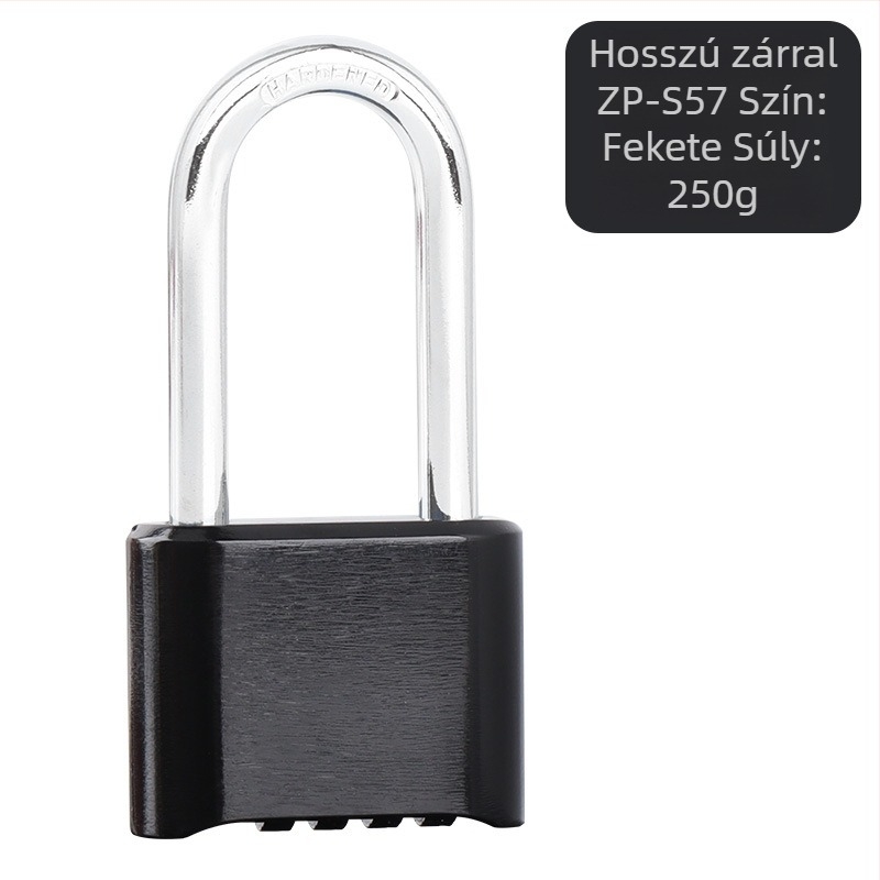 4 számjegyű kombinált lakat cinkötvözetből, ajtókhoz és csomagtartóhoz, logó testreszabással