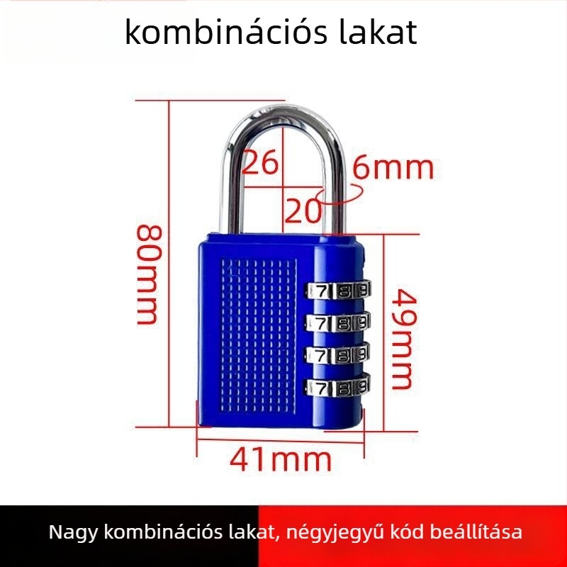 Jelszavas zár, Unique márka, modell 1, modern minimalist stílus, anyag Other