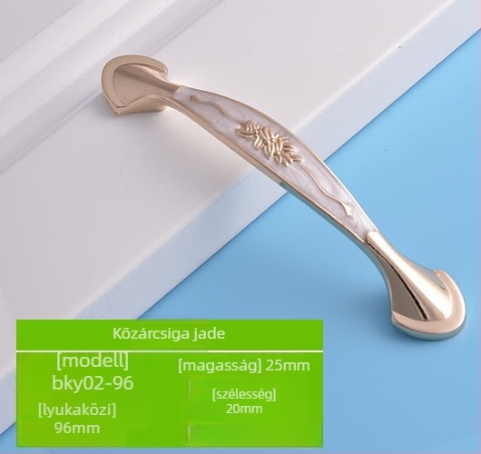 Szekrényajtó fogantyú cink ötvözetből, modell lrls001, Longrun, modern egyszerű stílus