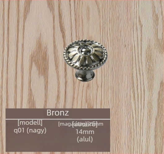 Szekrényajtó fogantyú cink ötvözetből, modell lrls001, Longrun, modern egyszerű stílus