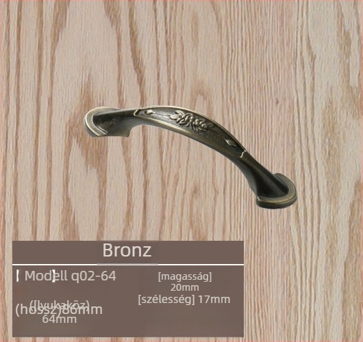 Szekrényajtó fogantyú cink ötvözetből, modell lrls001, Longrun, modern egyszerű stílus