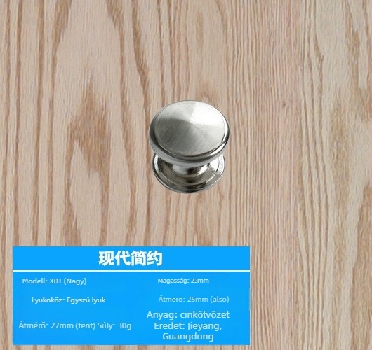 Szekrényajtó fogantyú cink ötvözetből, modell lrls001, Longrun, modern egyszerű stílus