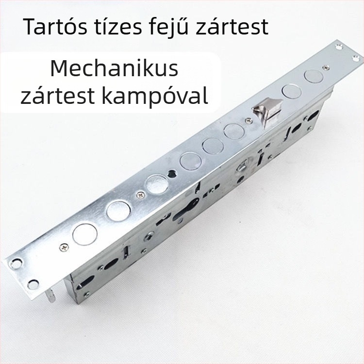 Ajtóvédelmi zárkészlet, univerzális rozsdamentes acél test, golyózár mechanizmus, Colorful márka, alapértelmezett modell