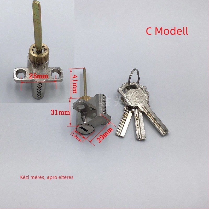 Ajtózár cilinder, anyag: réz, Paragraph A modell, Xin Buck, szobai ajtóhoz, modern minimalist stílus