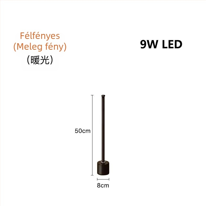 LED állólámpa szemvédővel, modern minimalista stílus, nappalira és hálószobába, függőleges saroklámpa, hangulatvilágítás, távirányító