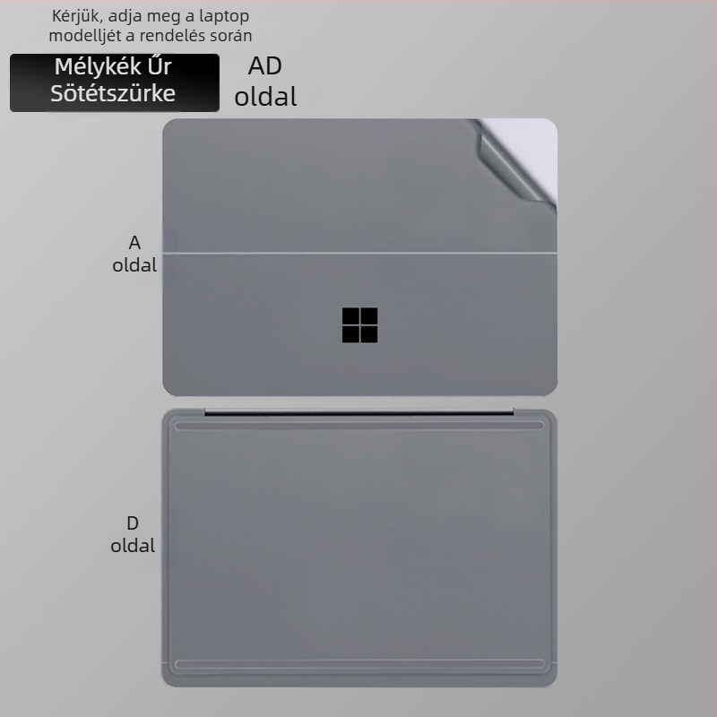 Surface Laptop Studio2 héjfilm védő, PVC anyag, dedikált film, Microsoft Notebookhoz