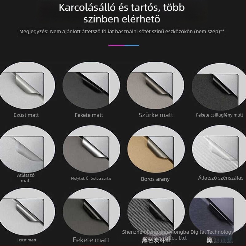 Surface Laptop Studio2 héjfilm védő, PVC anyag, dedikált film, Microsoft Notebookhoz