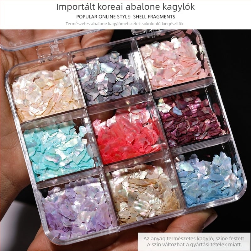 DIY ékszerkiegészítők — Anyag: kagyló, Természetes kagyló minta, Csepp olajos felület, Ősi stílus, 2025 tavasz