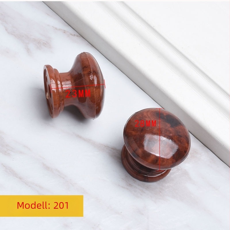 Fából készült kör alakú szekrényfogantyú, trombita-stílus, felületkezelés vízátviteli, felületre szerelés, ajtókhoz és fiókokhoz, modern minimalista stílus