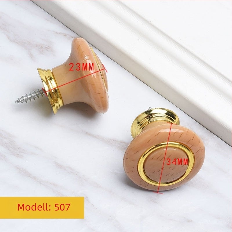 Fából készült kör alakú szekrényfogantyú, trombita-stílus, felületkezelés vízátviteli, felületre szerelés, ajtókhoz és fiókokhoz, modern minimalista stílus